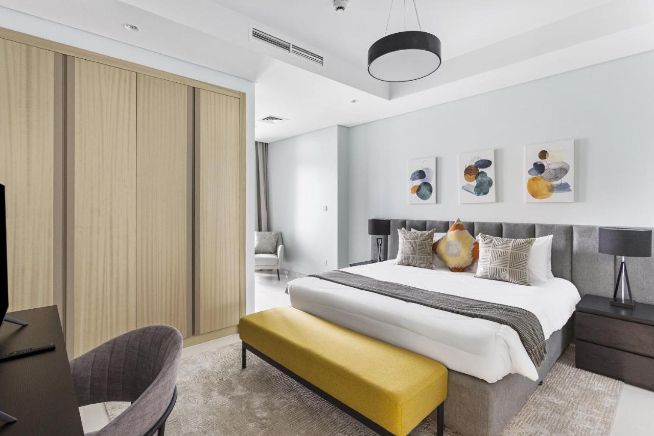 Aliving Luxury 2Br With Infinity Pool At Paramount Hotel Midtown Close To Dubai Mall & Burj Khalifa 外观 照片