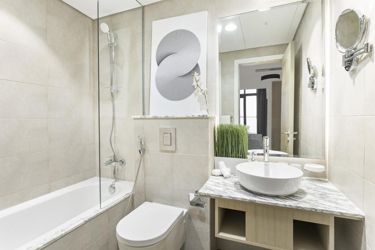 Aliving Luxury 2Br With Infinity Pool At Paramount Hotel Midtown Close To Dubai Mall & Burj Khalifa 外观 照片